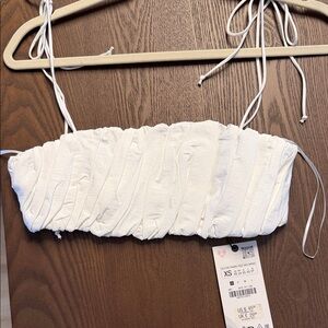 Zara Balloon Shoulder Tie Atop